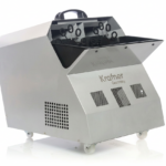 Masina de facut baloane profesionala din inox, 300W cu telecomanda wireless, 6000-8000 baloane/min, 2 palete, roti transport, Argintiu