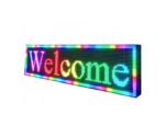Reclama Luminoasa de Exterior/Interior RGB, 200 x 40 cm, led, text personalizat, Wireless, Panou Led, Temperatura