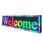 Reclama Luminoasa de Exterior/Interior RGB, 200 x 40 cm, led, text personalizat, Wireless, Panou Led, Temperatura