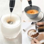 Mixer spumator de lapte, 2 in 1 Electric Dispozitiv spumare lapte cu 2 capete, 3 Trepte viteza, incarcare USB, Otel inoxidabil, pentru latte, ciocolata calda, lapte si cafea - imagine 5