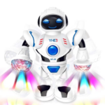 Robot AKU Interactiv, Merge si Danseaza, Fascicul Lumini LED Sunete Melodii