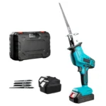 Fierastrau sabie, cu 2 acumulatori, 48V, 4 panze, albastru - imagine 8