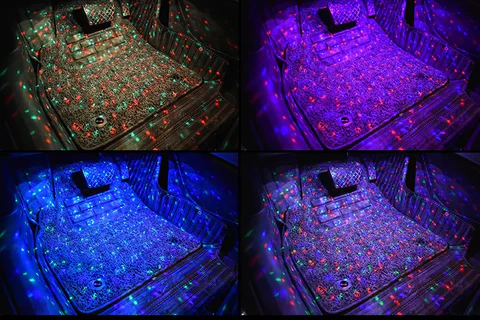 descărcare (10) Kit 4 Benzi 12LED RGB Interior Auto Multicolore cu Telecomanda, Impermeabile cu Alimentare la Bricheta - 12V - imagine 9