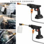 Aparat de Spalat cu Presiune Puternic  cu 2 Acumulator  48 V, 30 Bari, 8L/min - imagine 2