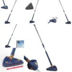 Mop inovativ , de mana, reglabil, rotire 360, triunghi, albastru - imagine 2