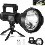 Lanterna puternica, 500 m, cu incarcare USB, trepied CADOU