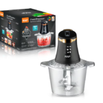 Tocator multifunctional, Smart Pulse, R7041, 800W, 3 l, 4 lame curbate, 2 viteze, Negru