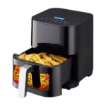Friteuza fără ulei cu aer cald 2400W ,Cu geam ,AirFryer 10 L - imagine 4