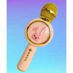 Microfon karaoke pentru copii, cu radio, Bluetooth, USB, SD card, compatibil cu IOS, Android, PC, Tableta - imagine 2