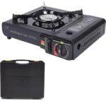 Aragaz portabil camping, aprindere automata, ALBASTRU - imagine 2