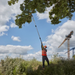 Drujba Fierastrau cu Acumulator, 2.5M Tija Telescopica, 2 Lanturi + Geanta de transport CADOU - imagine 4