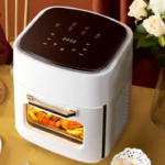 Friteuza, fara Ulei cu aer cald, 2400 W, Functie de Coacere, 15l, LCD, Negru - imagine 3