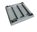 Cantar electronic platforma 3000 kg ( 3 tone ), tabla groasa striata 5mm, 150 x 150cm ( 1.5m x 1.5m ), 4 celule de cantarire, autonomie acumulator 10 ore - imagine 3