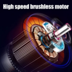 Suflanta de praf, 2x Acumulator 48V, 8.0Ah, 150.000 RPM,volum de aer 555 metri cubi pe minut, putere mare, fara fir si portabila, indepartare praf, apa si zapada, protectie la supraincalzire - imagine 4