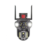 Camera de supraveghere WIFI, Zoom 10X, 3 Ecrane, Rezolutie 4K, Detectie umana, Urmarire automata, IP66