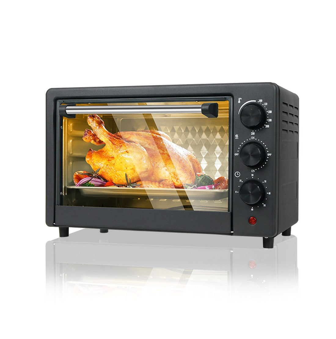 Cuptor_Electric_de_Bucatarie_2600W Cuptor Electric de Bucatarie 2600W 48L, Tava de Copt, Gratar si Functie de Rotisor - imagine 1