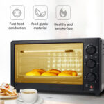 Cuptor Electric de Bucatarie 2600W 48L, Tava de Copt, Gratar si Functie de Rotisor - imagine 4