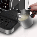 Espressor 2 in 1 HAUSBERG HB-3730IN, Hot & Cold, 20 bari, 1350 W, 1,5 L, Protectie la Supraincalzire si Suprapresiune, ERP, NTC, PID, Timer, Display, Spumare, Cafea macinata si capsule - imagine 5