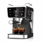Espressor 2 in 1 HAUSBERG HB-3730IN, Hot & Cold, 20 bari, 1350 W, 1,5 L, Protectie la Supraincalzire si Suprapresiune, ERP, NTC, PID, Timer, Display, Spumare, Cafea macinata si capsule - imagine 7