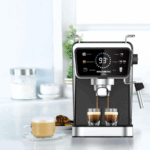 Espressor 2 in 1 HAUSBERG HB-3730IN, Hot & Cold, 20 bari, 1350 W, 1,5 L, Protectie la Supraincalzire si Suprapresiune, ERP, NTC, PID, Timer, Display, Spumare, Cafea macinata si capsule - imagine 9