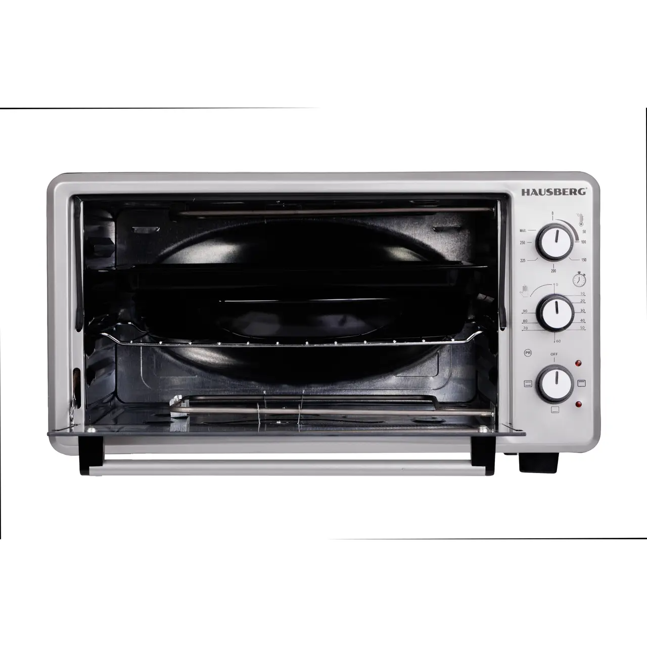 descărcare - 2025-05-08T170808.017 Cuptor Electric Hausberg HB-8000P capacitate 48 Litri, putere 1800W, Temperatura maxima 230 grade, timer prevazut cu alarma sonora - imagine 2