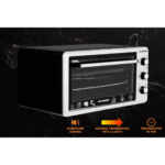 Cuptor Electric Hausberg HB-8000P capacitate 48 Litri, putere 1800W, Temperatura maxima 230 grade, timer prevazut cu alarma sonora - imagine 9
