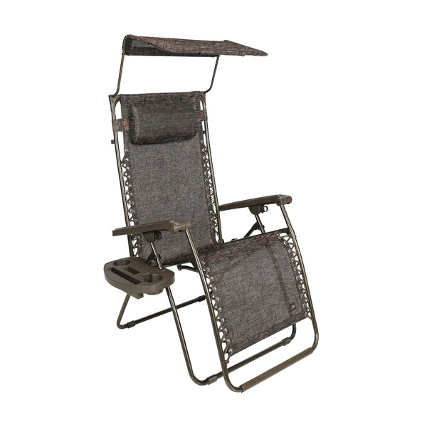 descărcare – 2025-05-P Scaun Șezlong Reclinabil Bliss Hammocks Zero Gravity cu Copertină și Tăviță - imagine 1