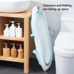 Cadita pliabila pentru bebelusi, termometru electronic incorporat, cu suport pernuta, picioruse antiderapante - imagine 4