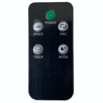 Ventilator turn Hausberg HB-5951NG, 60W, 32 inch, 3 moduri, 3 viteze, telecomanda, touch, negru - imagine 8