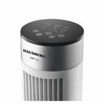 Ventilator turn Hausberg HB-5952AB, 55W, 38 inch, 3 viteze, temporizator 24h, LED, oscilatie, telecomanda, alb - imagine 3