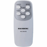 Racitor de aer portabil Hausberg HB-5964AB, 65W, 5.5L, 3 viteze, 5 programe, 3 moduri, oscilatie 40°, temporizator 12h, LED, telecomanda - imagine 3