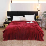 Patura Pufoasa Cocolino, Pat Dublu, Textura Reiata, ROSU