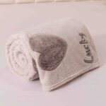 Patura Cocolino Pufoasa 200x230cm - Inimioare cu Fundite - imagine 3