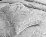 Set Cadou Luxury Jacquard Regal, 7 Piese, Cu Pilota Inclusa, Gri - imagine 4