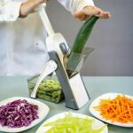 Feliator de legume pliabil tip mandolina cu 4 functii - imagine 8