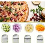 Feliator de legume pliabil tip mandolina cu 4 functii - imagine 6