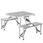 Masa pliabila picnic tip geamantan - Model aluminiu - imagine 2