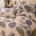 Lenjerie pat Cocolino 4 Piese cu elastic - imagine 2