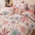 Lenjerie pat Cocolino 4 Piese cu elastic - imagine 4