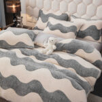 Lenjerie pat Cocolino 4 Piese cu elastic - imagine 3