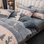 Lenjerie pat Cocolino 4 Piese cu elastic - imagine 2