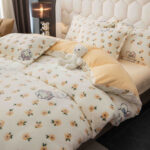 Lenjerie pat Cocolino 4 Piese cu elastic - imagine 4