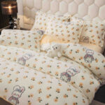 Lenjerie pat Cocolino 4 Piese cu elastic - imagine 3