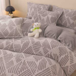 Lenjerie pat Cocolino 4 Piese cu elastic - imagine 3