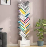 Raft depozitare carti in forma de copac 158 cm - imagine 5