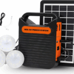 Sistem Solar Portabil EP-391 cu Lanternă și 3 Lămpi LED