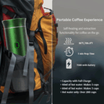 Espressor Portabil 3 in 1 Capsule si Cafea Macinata, USB Reincarcabil, 20BAR, 60ml - imagine 8