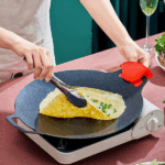 Plita rotunda coreeana pentru gratar 32 cm - imagine 9
