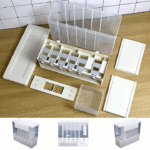 Dozator pentru 6 tipuri de cereale, paste fainoase, dulciuri, seminte, ideal pentru bucatarie, 10L - imagine 12