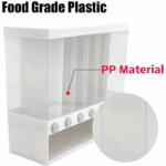 Dozator pentru 6 tipuri de cereale, paste fainoase, dulciuri, seminte, ideal pentru bucatarie, 10L - imagine 9